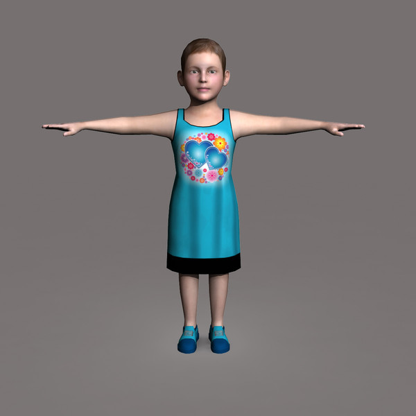 maya child female 01 - Child Female 01... by ignisfatuus